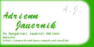 adrienn jauernik business card